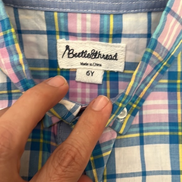 Boundless BeetleEthread and Route66 Size 6T buttons down boys Shirt - Picture 4 of 9